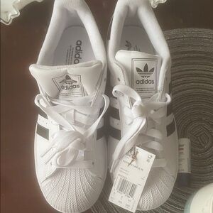 Adidas Superstar White Black Sneakers